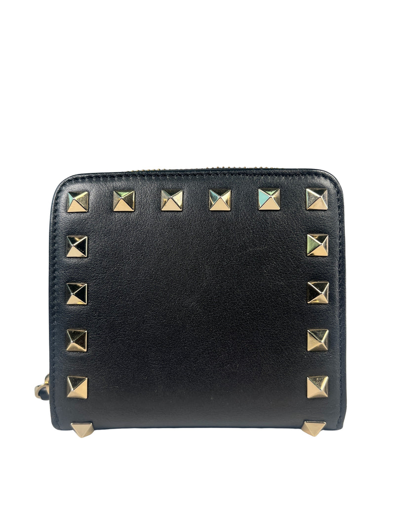 Billetera Rockstud Cuero