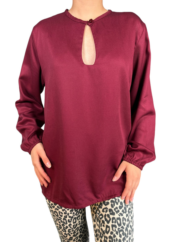 Blusa Burdeo