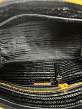 Cartera Tessuto Saffiano Negro