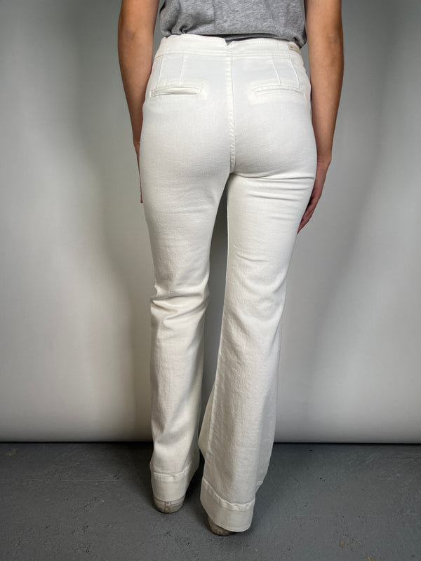 Jeans Blanco High Rise Bootcut