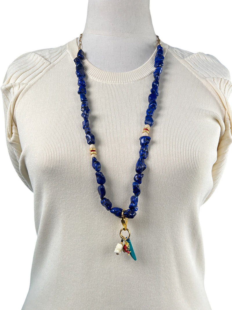 Collar Milagros Azul