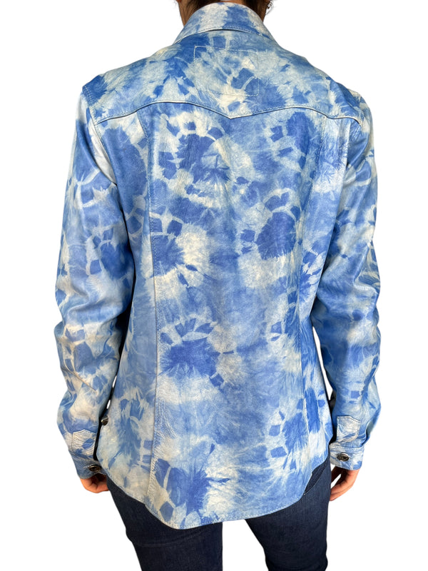 Sobrecamisa Cuero Tie Dye