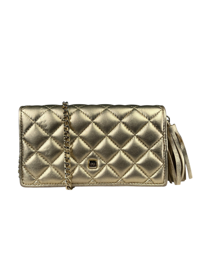 Clutch Bandolera Gold