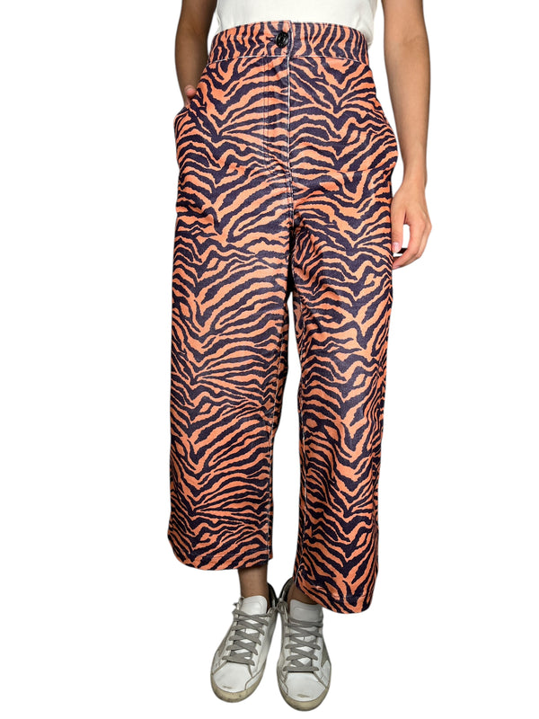 Pantalón Cotelé Animal Print