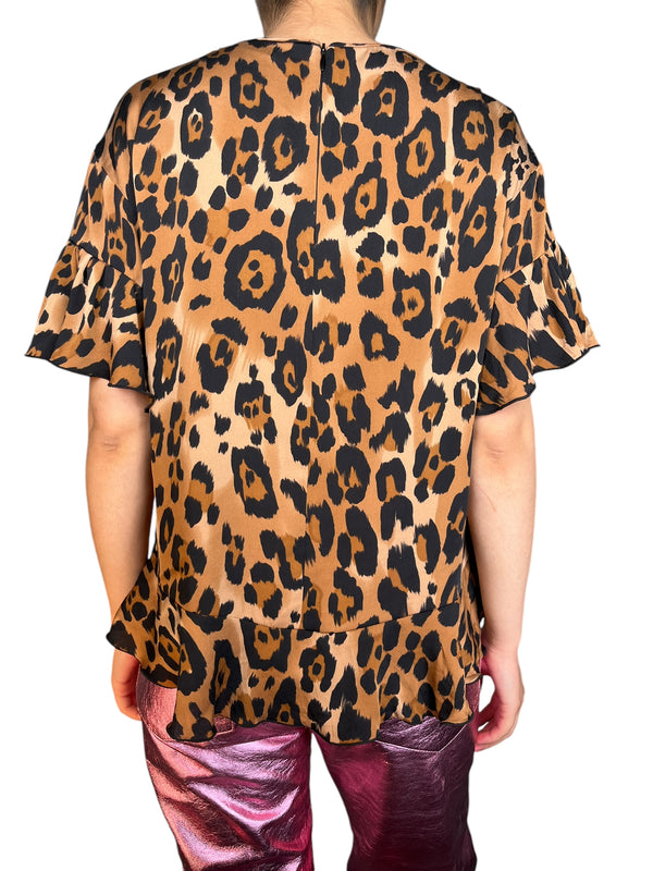 Blusa Seda Animal Print