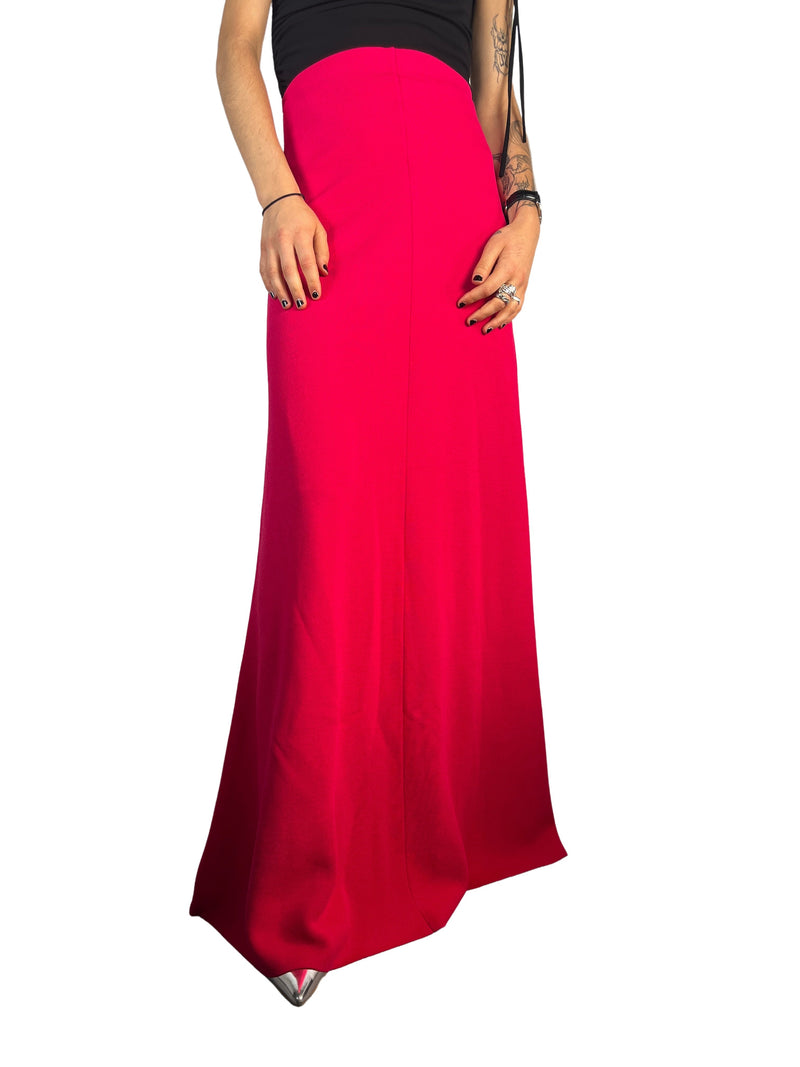 Vestido O Falda Maxi Fucsia Viscosa