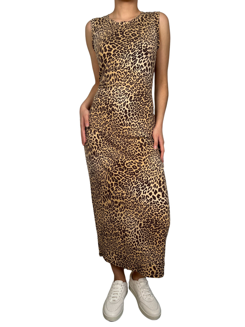 Vestido Leopardo Elasticado.