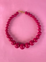 Collar Esferas Morado