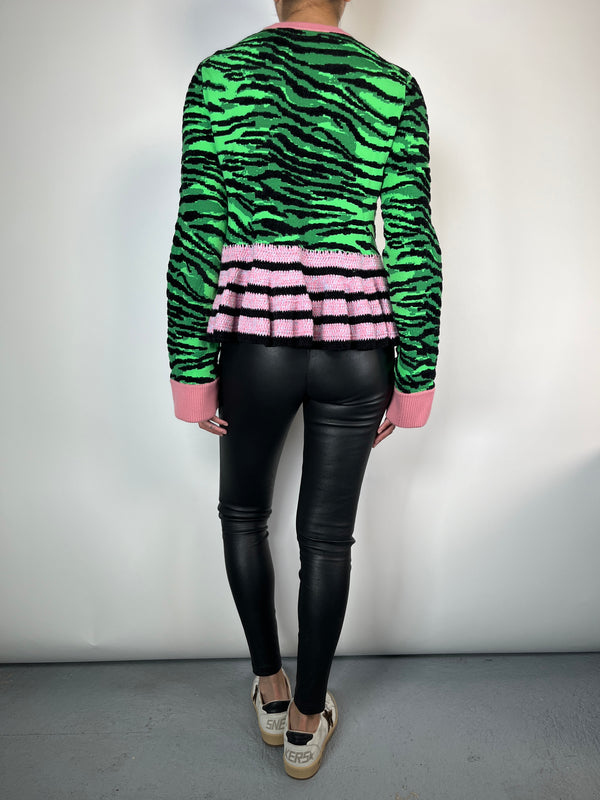 Sweater Animal Print Verde Kenzo x H&M