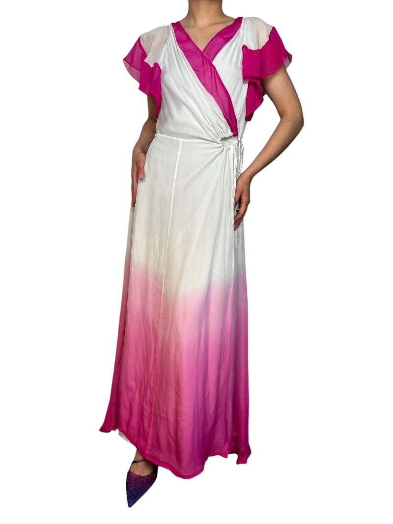 Vestido Wrap Seda