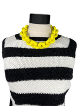 Collar Cadenas Amarillo