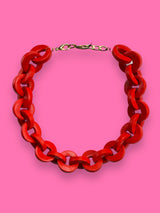 Collar Cadena Rojo