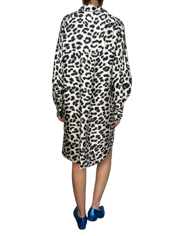 Vestido Viscosa Animal Print