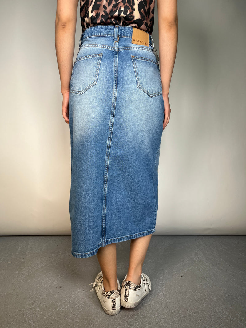 Falda Maxi Denim