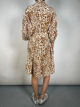 Vestido Seda Animal Print