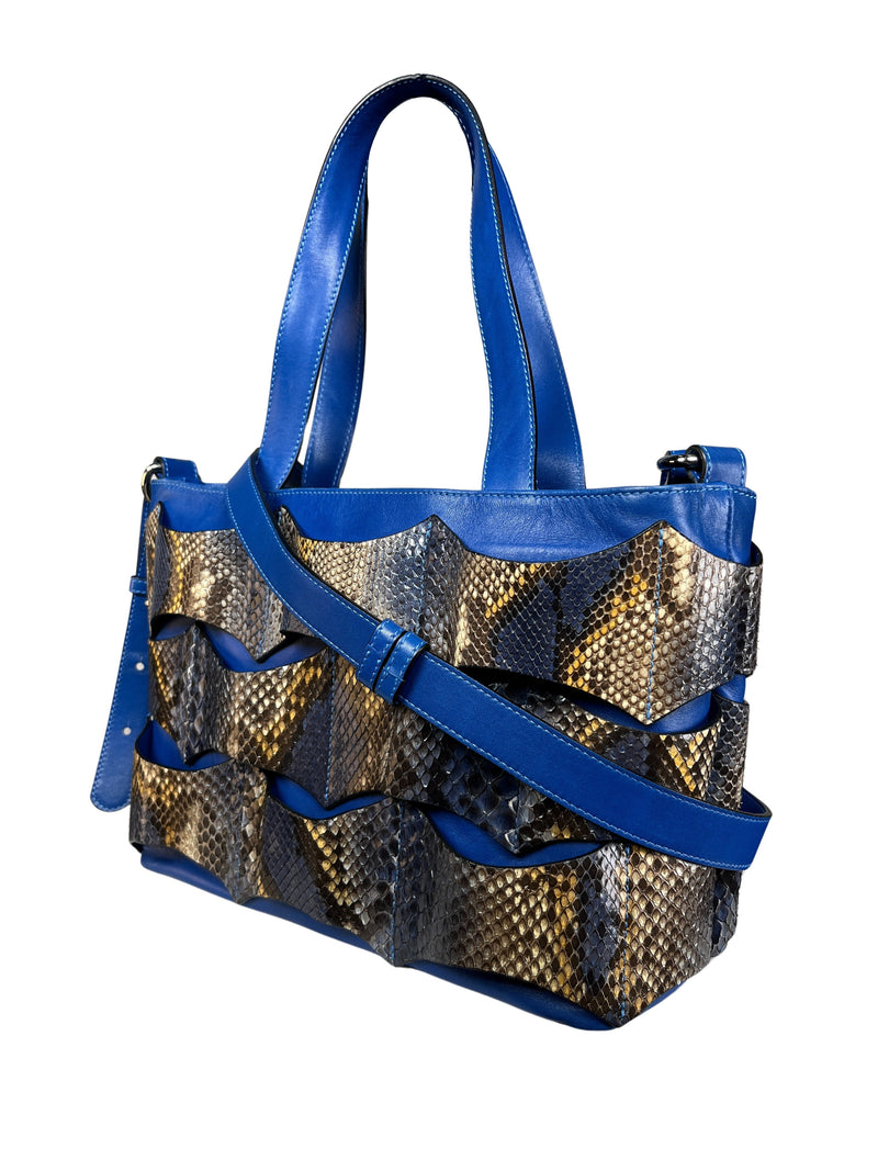 Bolso Snake Blue