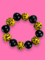 Pulsera Esferas Animal Print