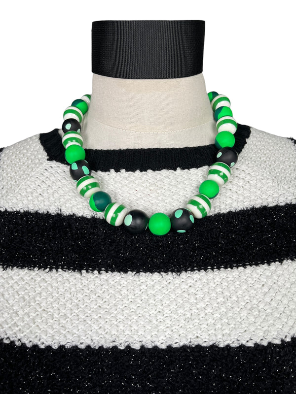 Collar Esferas Verdes