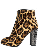 Botines Piel Leopardo