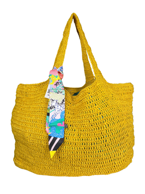 Bolso De Playa Amarillo