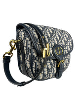 Bolso Mediano Dior Bobby Dior Oblique Jacquard Azul