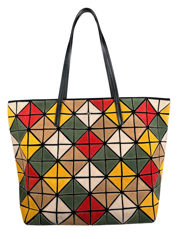 Bolso Origami Cremallera Gamuza