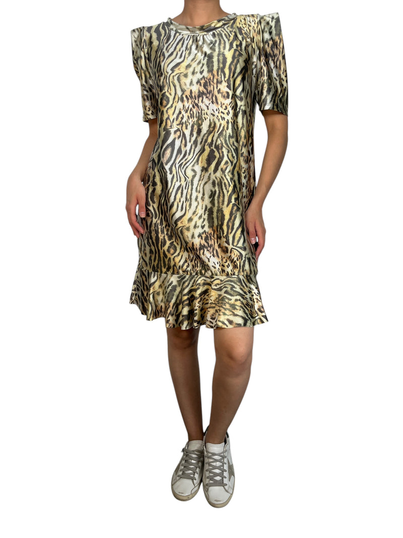 Vestido Elasticado Animal Print