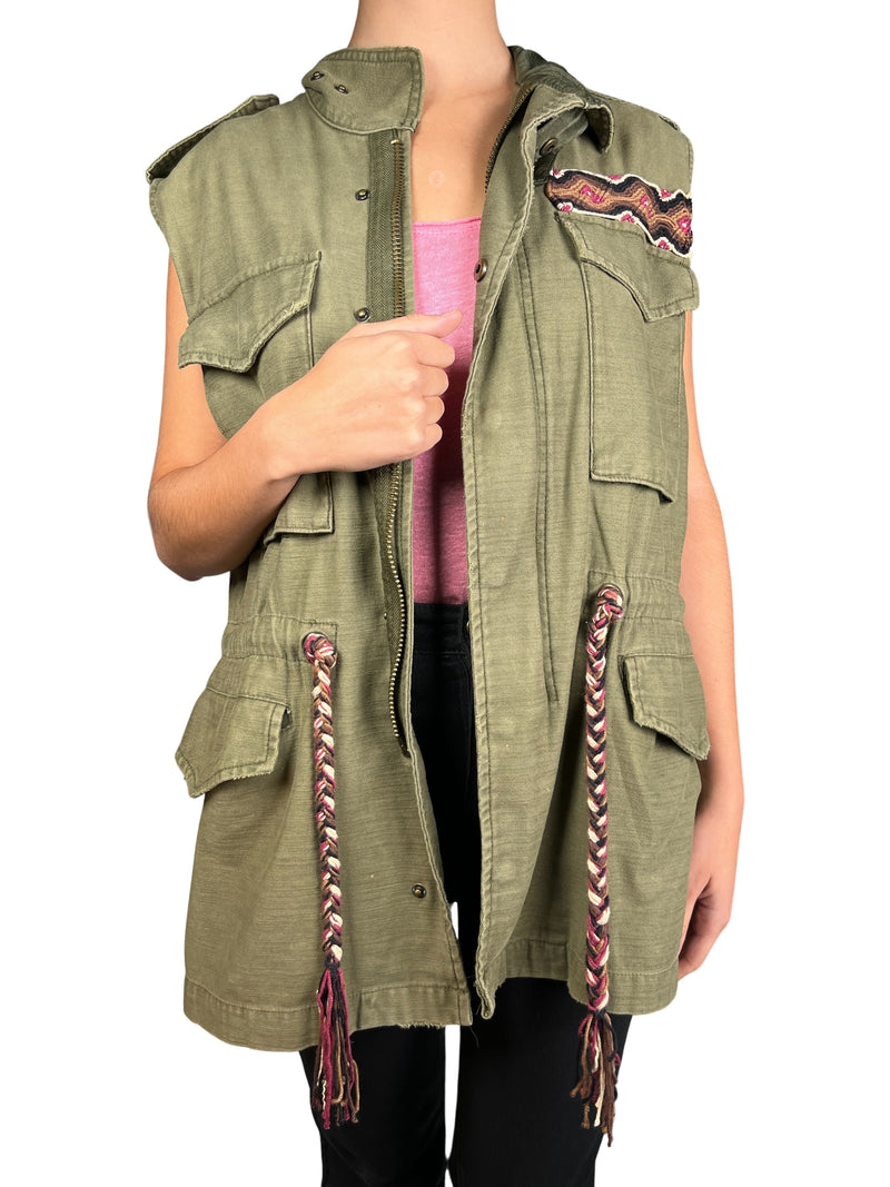 Chaqueta Militar Bordada