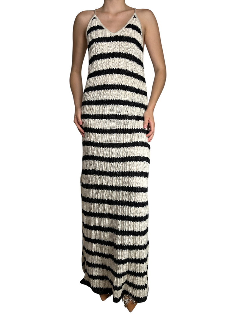 Vestido Tejido Franjas