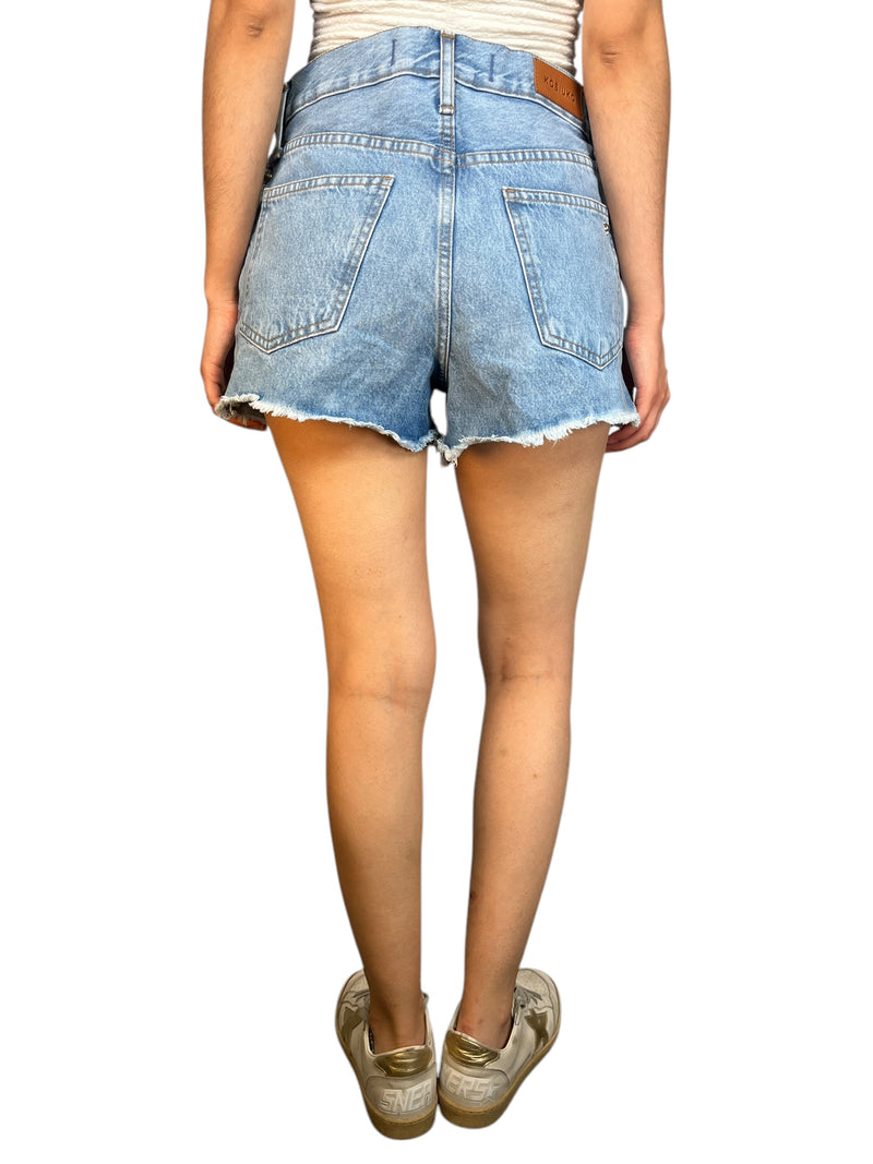 Shorts Mom Blue