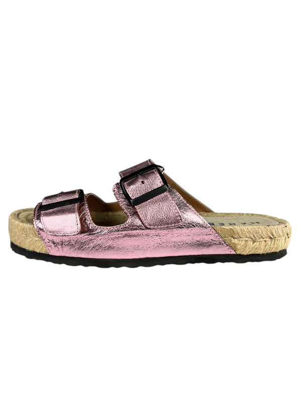 Sandalias Cuelo Rosa Metallic