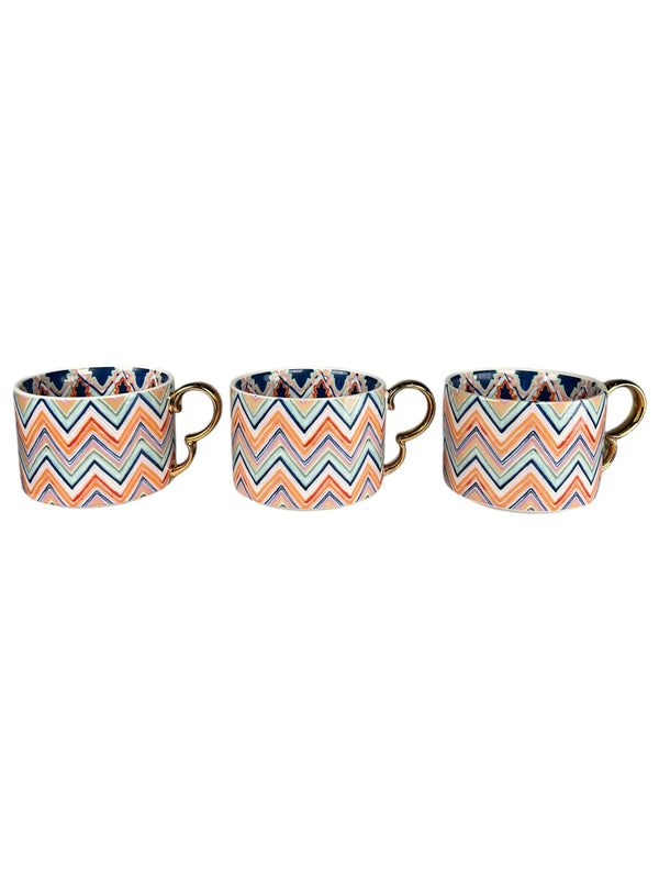 Set 3 Tazas Zig Zag