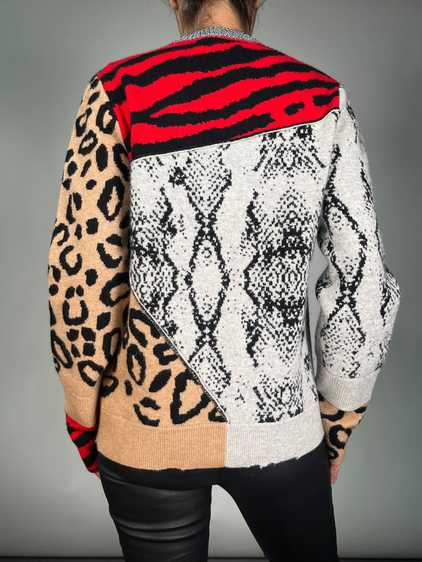 Sweater Animal Print