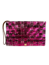 Clutch Cuero Efecto Desgaste