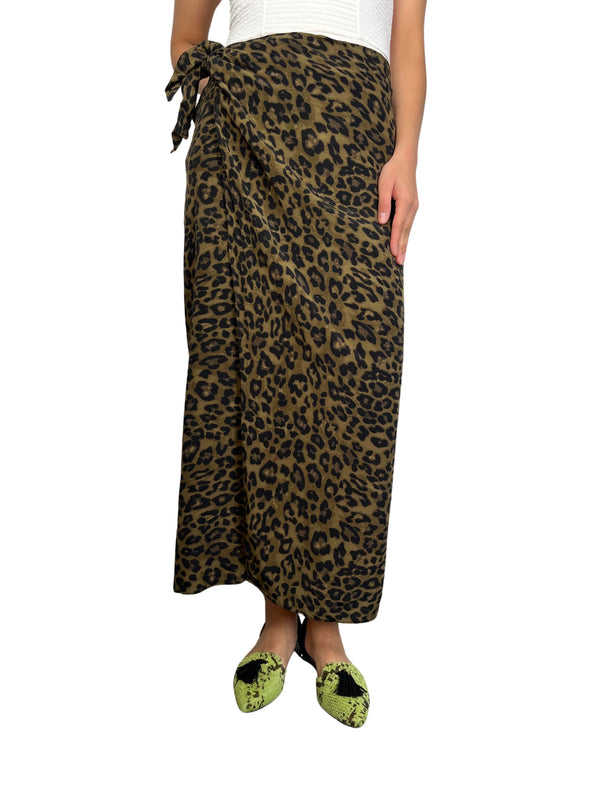 Falda Animal Print Viscosa