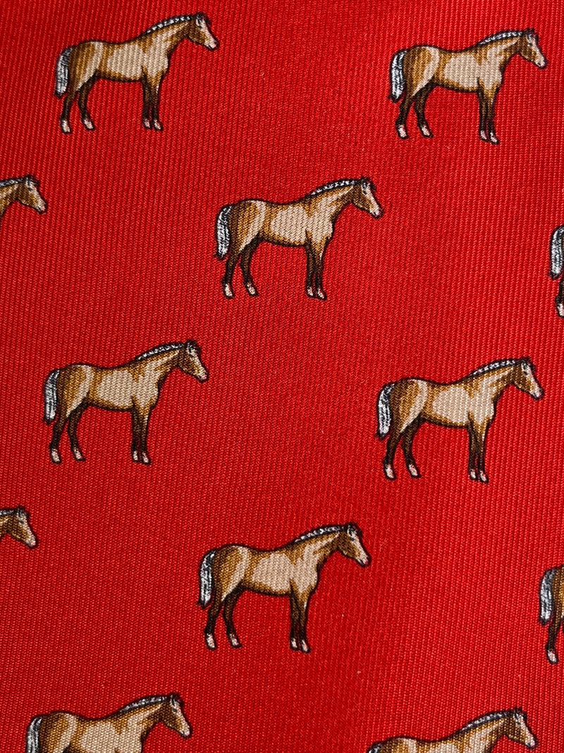 Corbata Horses Seda