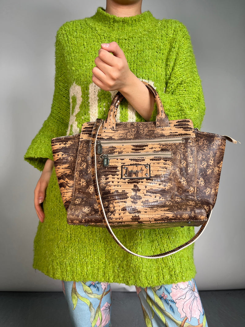 Bolso Cuero Snake