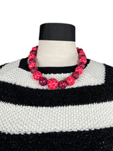 Collar Esferas Pink and Purple