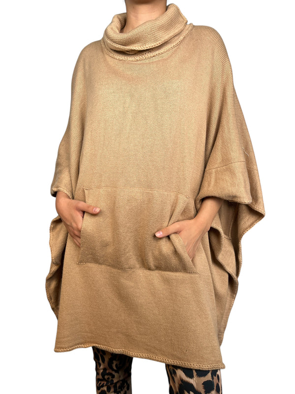 Poncho Beige