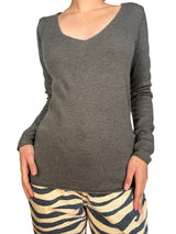 Sweater Lana Gris Plomo