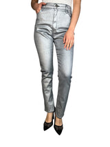 Jeans Slim Metal Silver