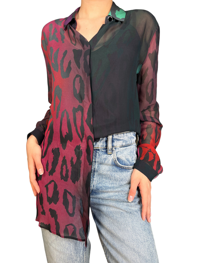 Blusa Viscosa Animal Print