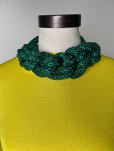 Collar Trenzado Verde