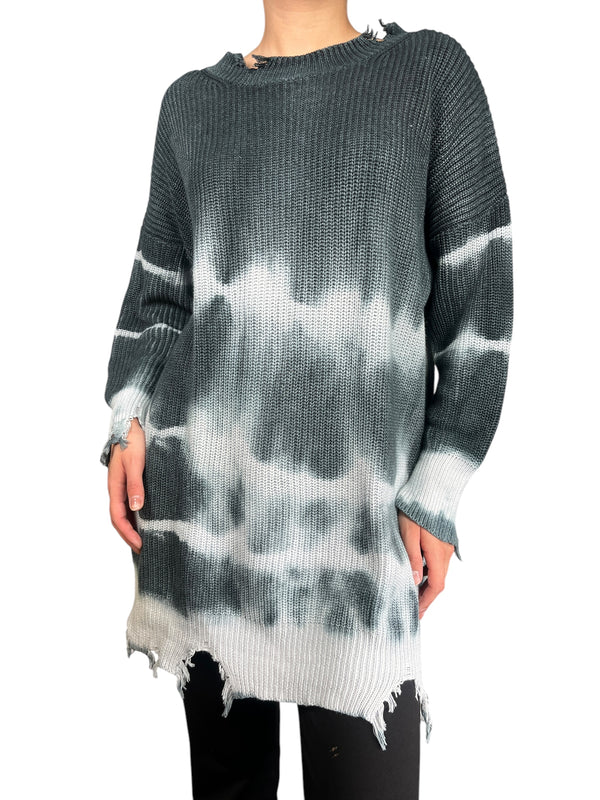 Sweater Tie Dye Distroyed