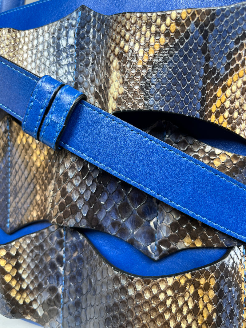 Bolso Snake Blue