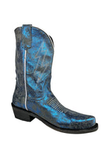 Botas Cowboy Cuero Metalizado