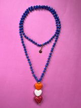 Collar Cristales y Corazones