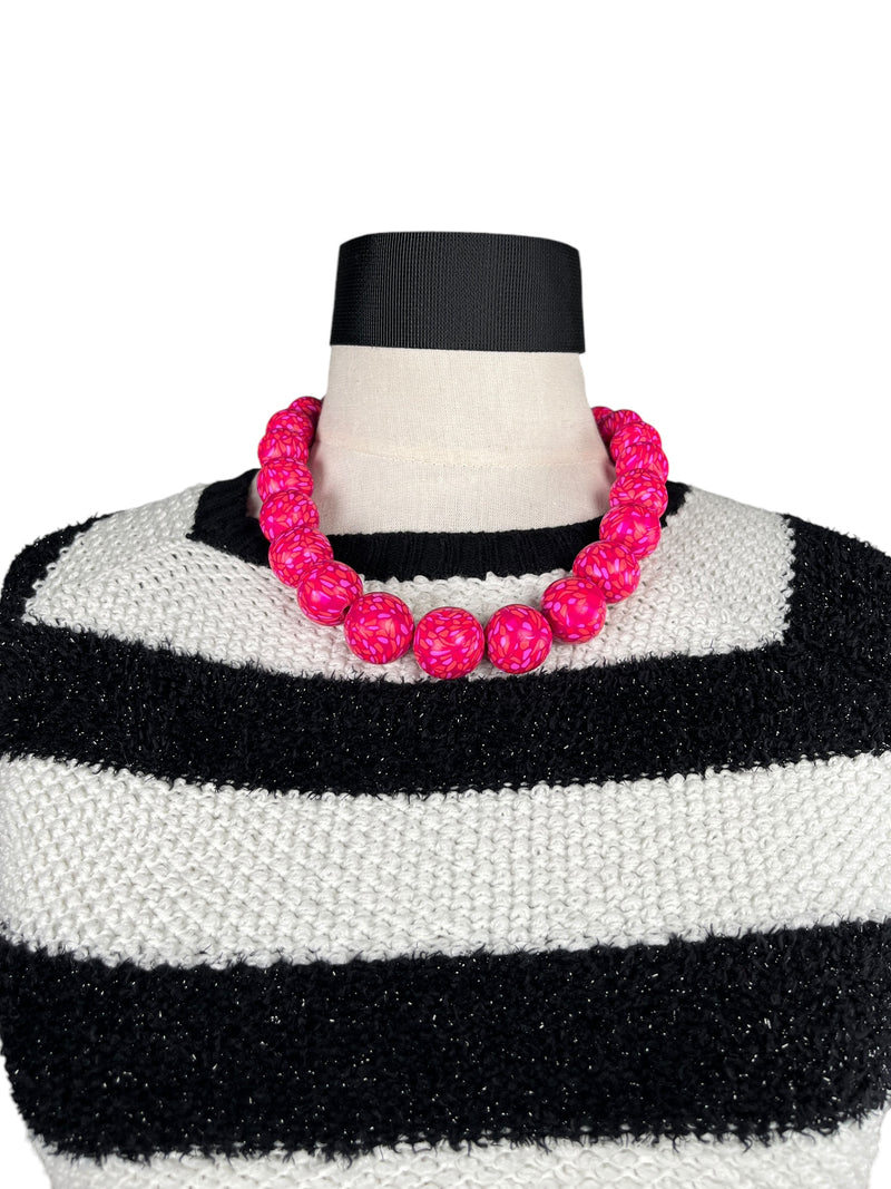 Collar Esferas Pink