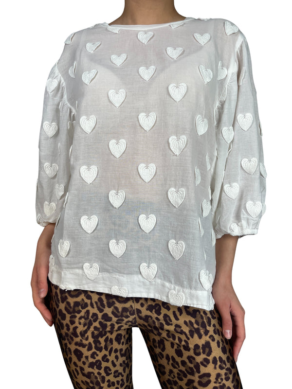 Blusa Corazones