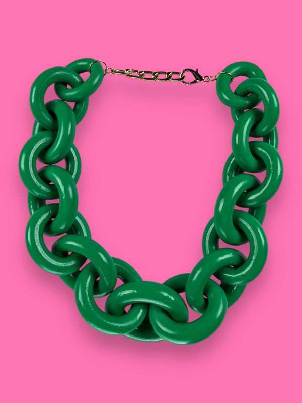 Collar Eslabón Verde